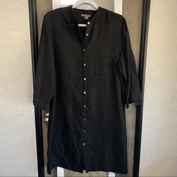 Vince Dresses & Skirts - Vince Linen Button Up Dress